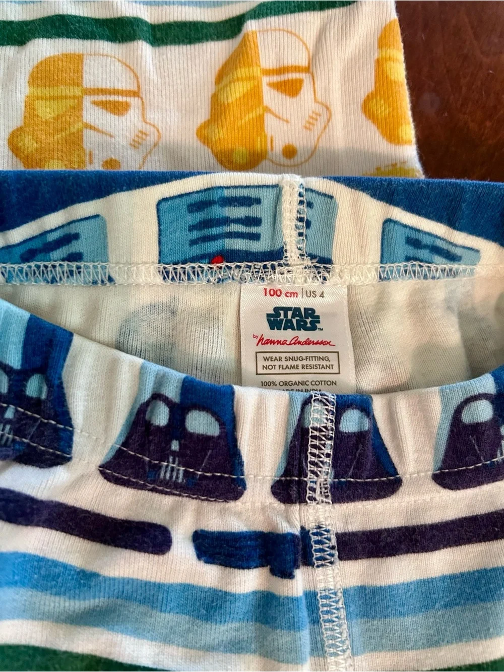 Hanna Andersson Star Wars unisex pajamas size US 4 (100cm)
